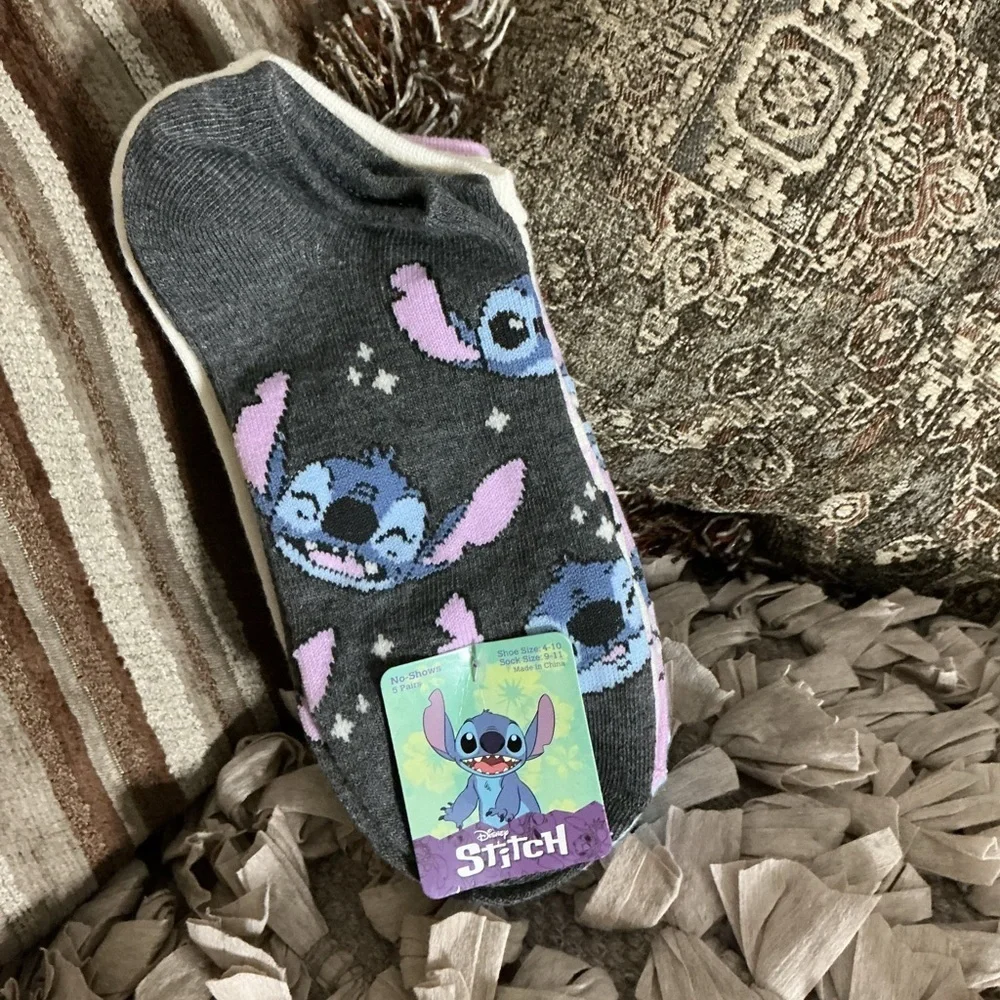 Disney Beige and Blue Stitch Footies
